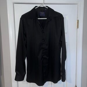Men's Black Dress Shirt Size Large/Tall Never Been Worn